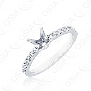 18 KARAT SOLITAIRE MOUNT(1.00cts)