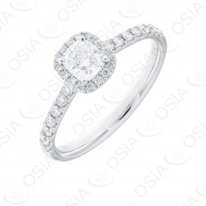 18 Karat Solitaire Ring