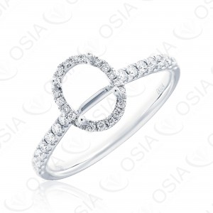 18 KARAT SOLITAIRE MOUNT(0.50cts)
