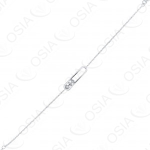 18 Karat White Gold Diamond Bracelet