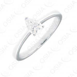 18 Karat Solitaire Ring