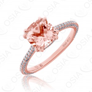 18 KARAT DIAMOND AND GEMSTONE RING