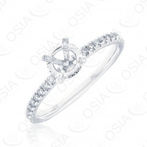 18 KARAT SOLITAIRE MOUNT(1.00cts)