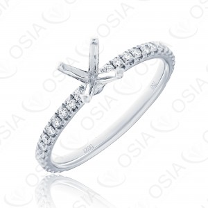 18 KARAT SOLITAIRE MOUNT(0.70cts)