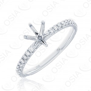 18 KARAT SOLITAIRE MOUNT(1.00cts)