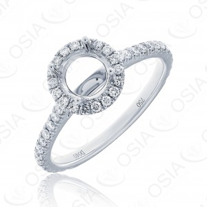 18 KARAT SOLITAIRE MOUNT(1.00cts)