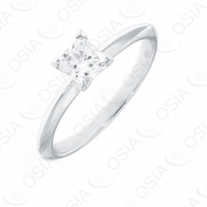 18 Karat Solitaire Ring