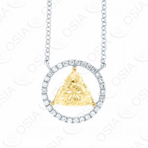 18 KARAT DIAMOND AND GEMSTONE NECKLACE