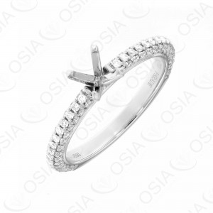 18 KARAT SOLITAIRE MOUNT