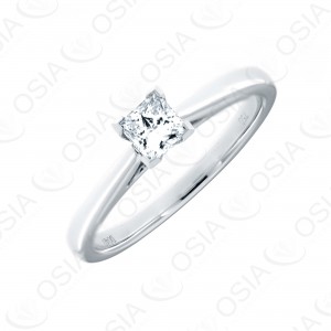 18 Karat Solitaire Ring